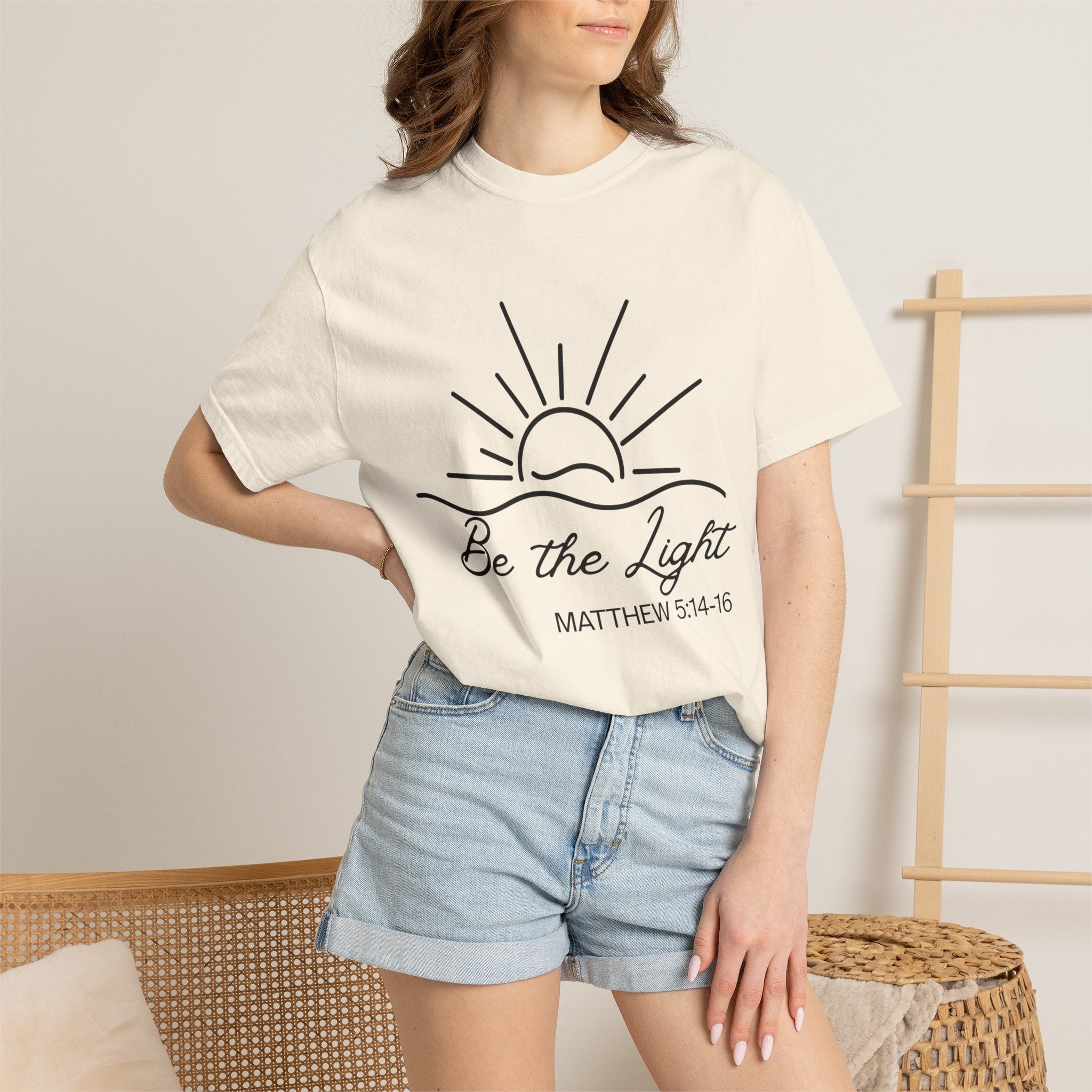 Be the Light T‑Shirt — Matthew 5:14‑16 Graphic Tee