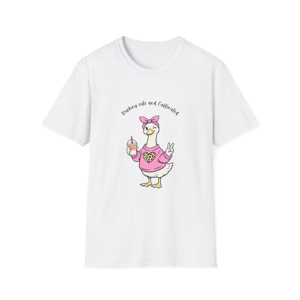 Cute Goose Graphic T-Shirt — "Ducking Cute and Celebrated" Casual Tee
