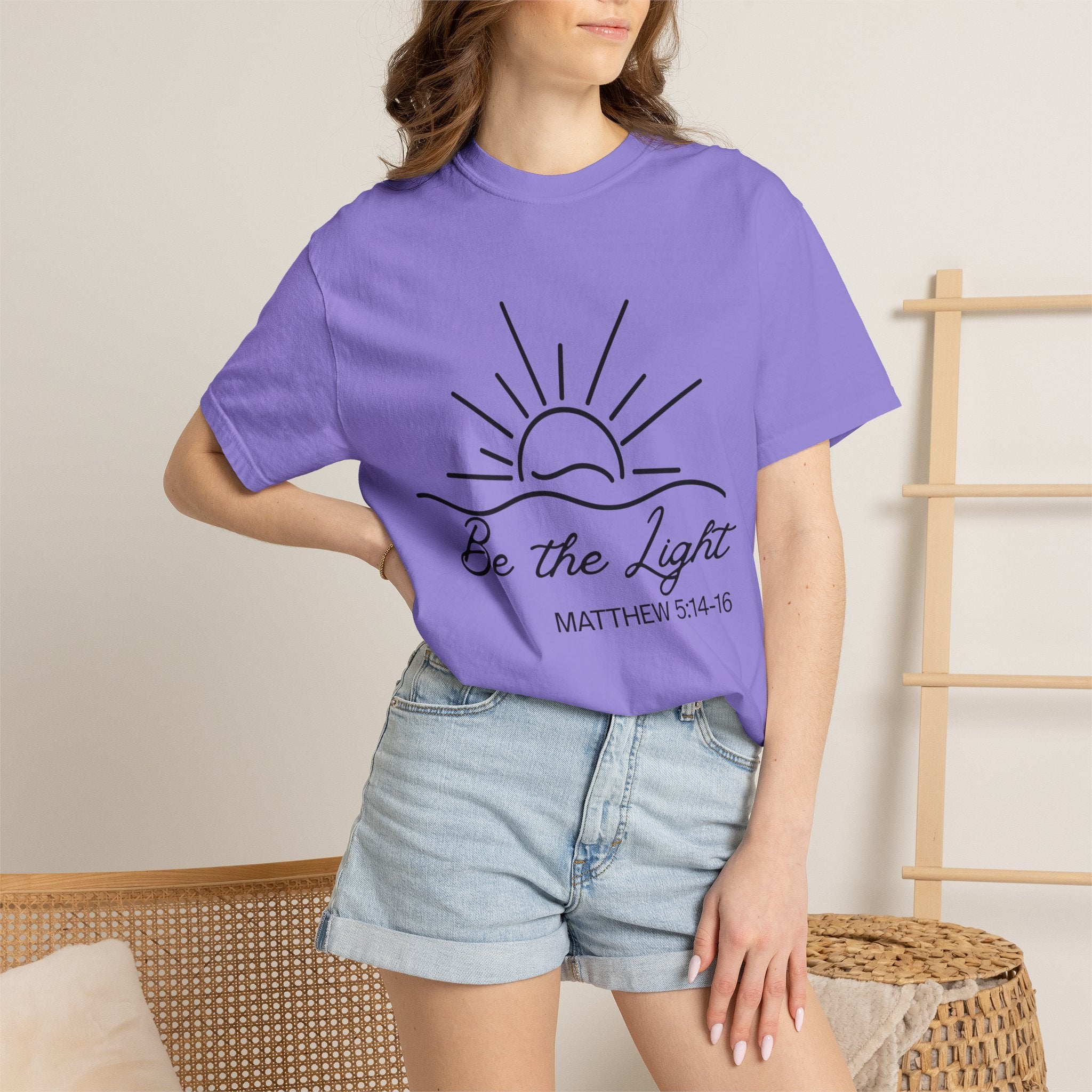 Be the Light T‑Shirt — Matthew 5:14‑16 Graphic Tee