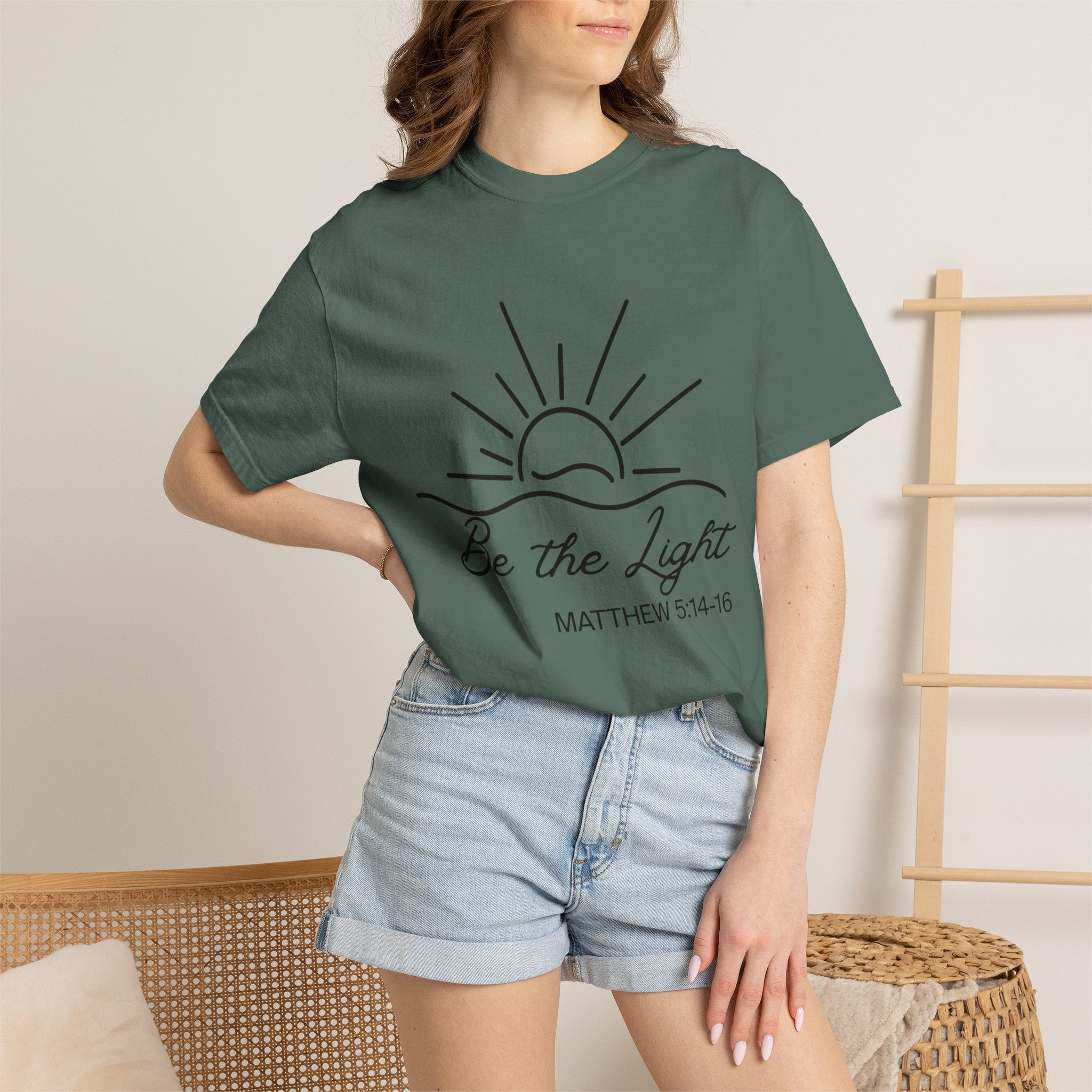 Be the Light T‑Shirt — Matthew 5:14‑16 Graphic Tee