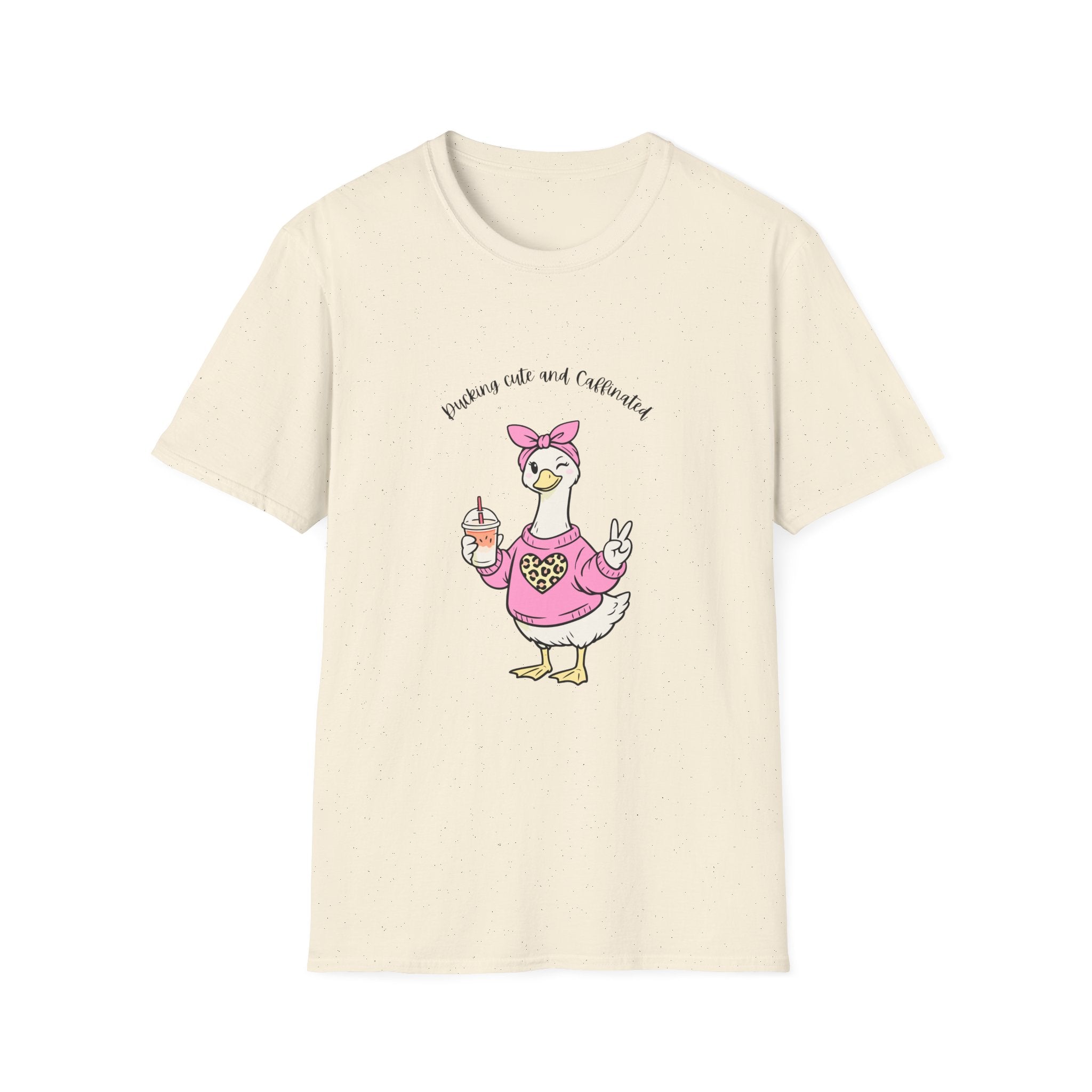 Cute Goose Graphic T-Shirt — "Ducking Cute and Celebrated" Casual Tee