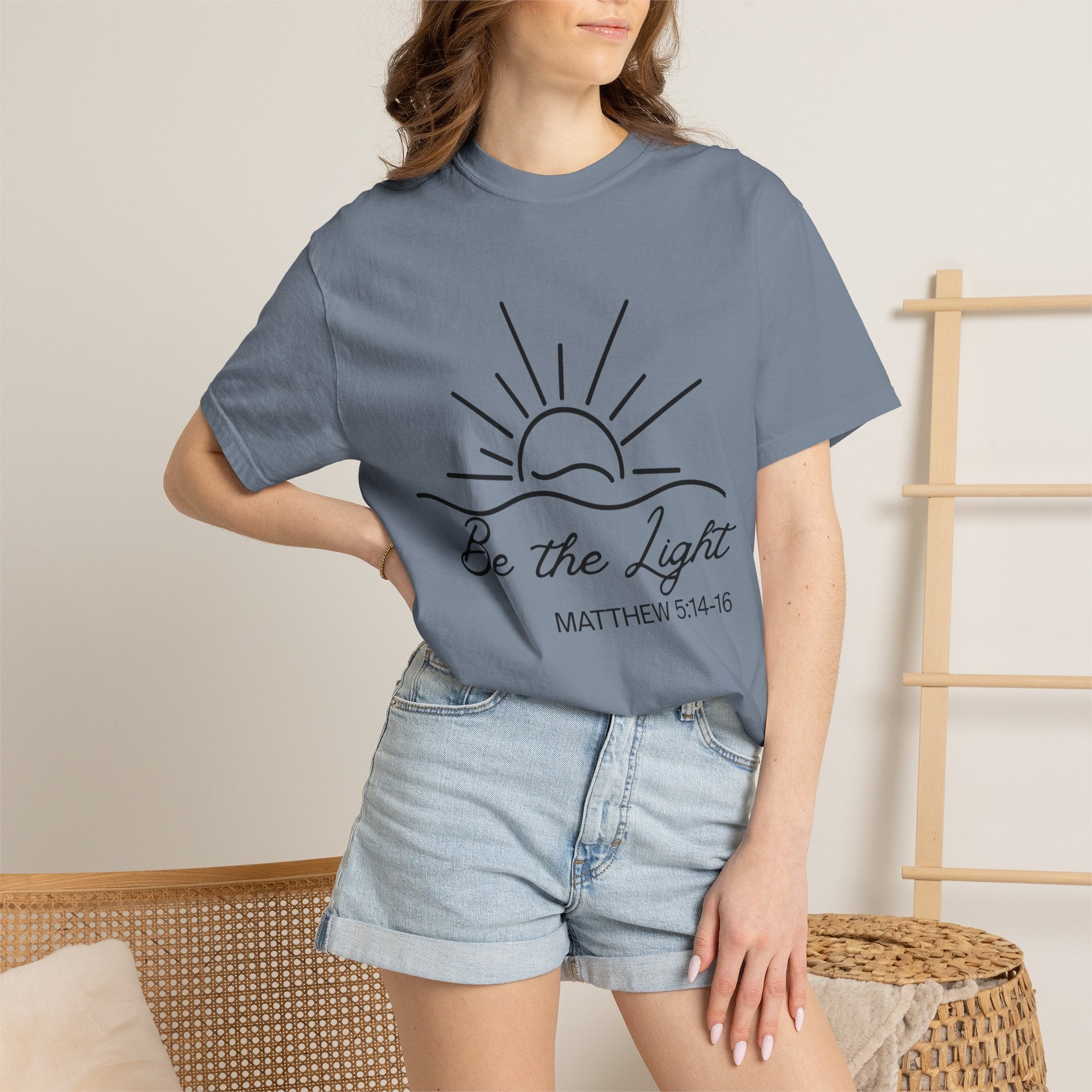 Be the Light T‑Shirt — Matthew 5:14‑16 Graphic Tee