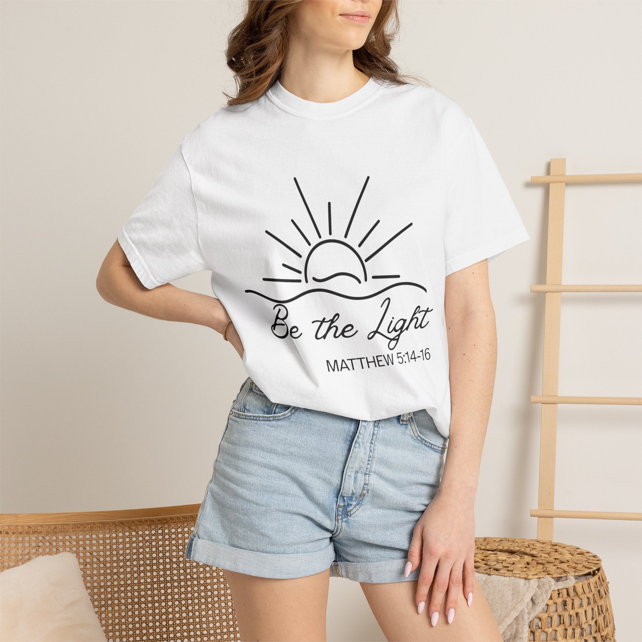 Be the Light T‑Shirt — Matthew 5:14‑16 Graphic Tee
