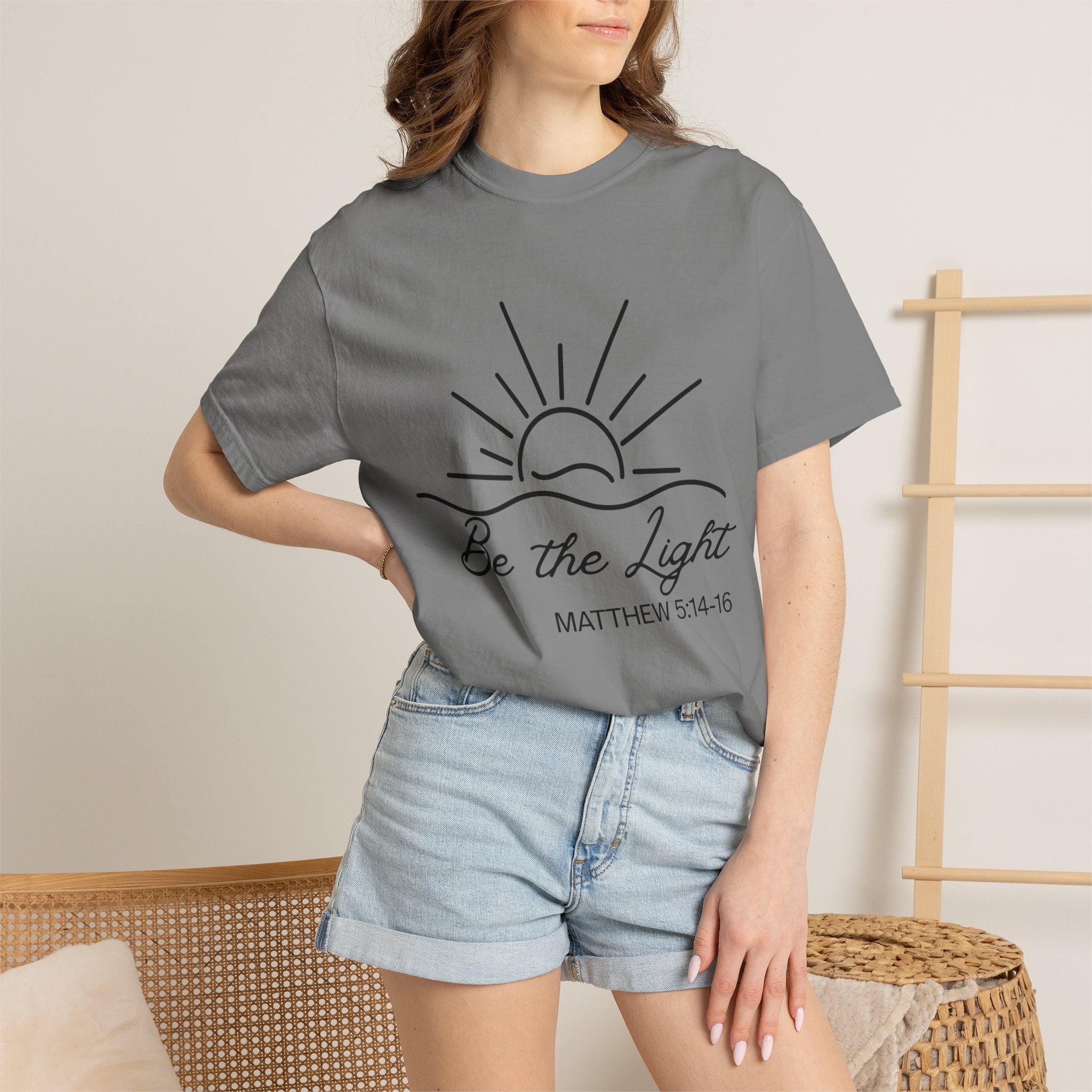 Be the Light T‑Shirt — Matthew 5:14‑16 Graphic Tee