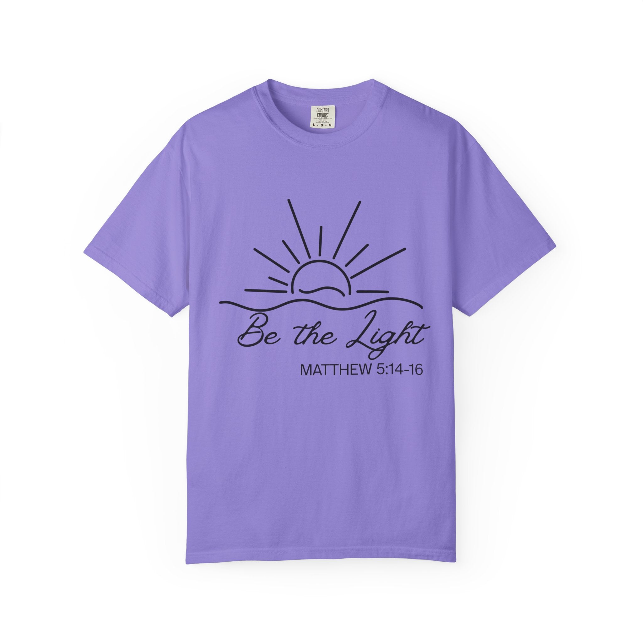 Be the Light T‑Shirt — Matthew 5:14‑16 Graphic Tee