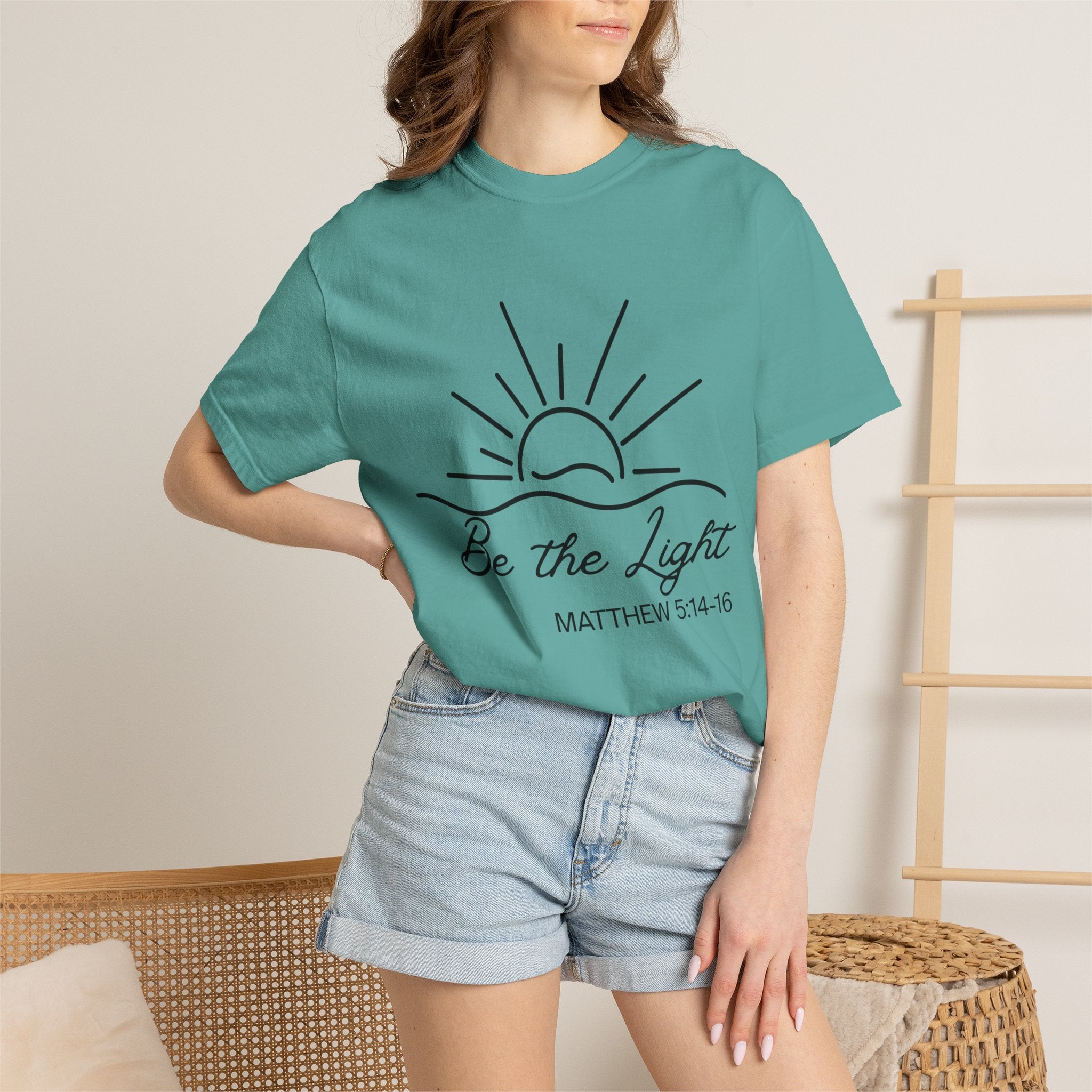 Be the Light T‑Shirt — Matthew 5:14‑16 Graphic Tee