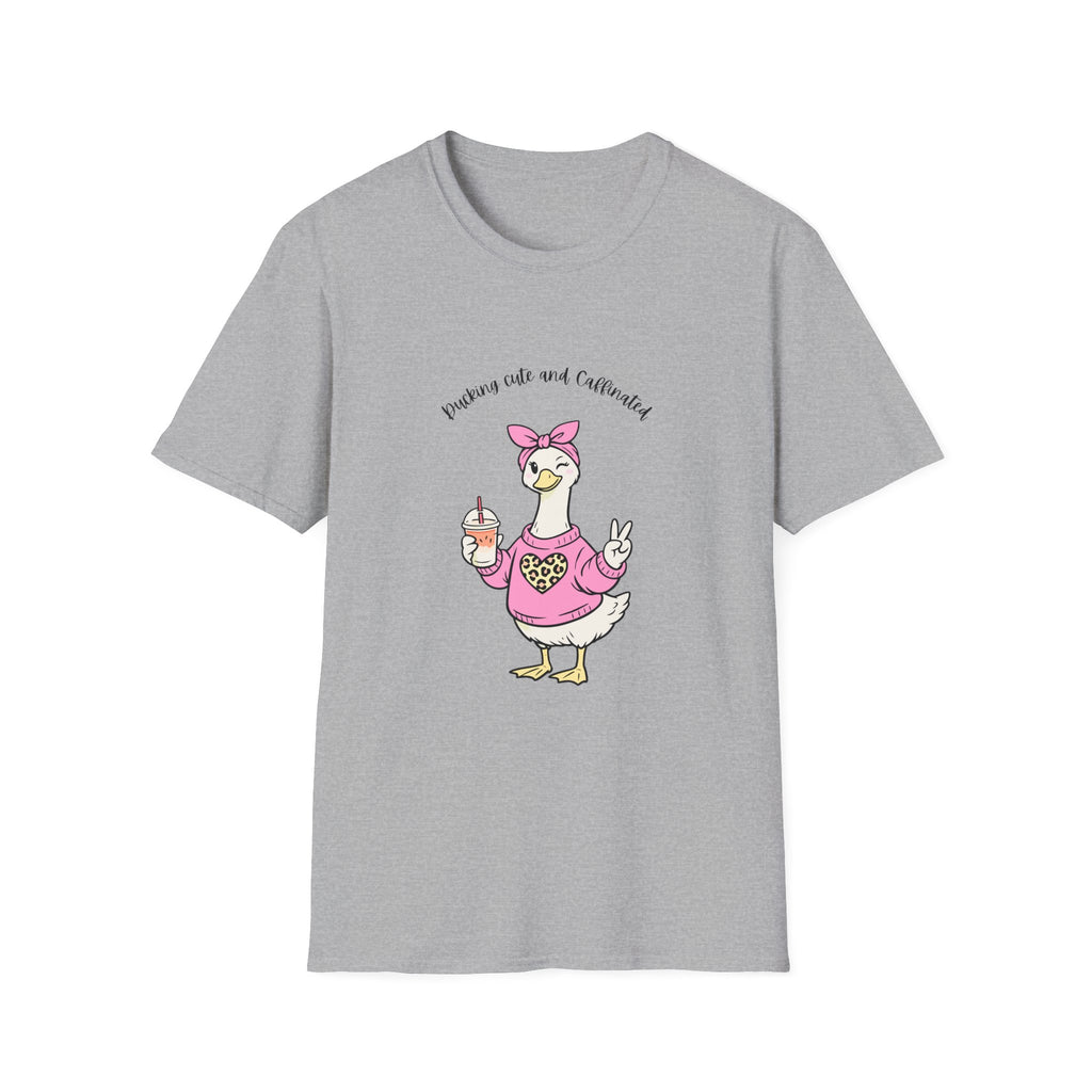 Cute Goose Graphic T-Shirt — "Ducking Cute and Celebrated" Casual Tee
