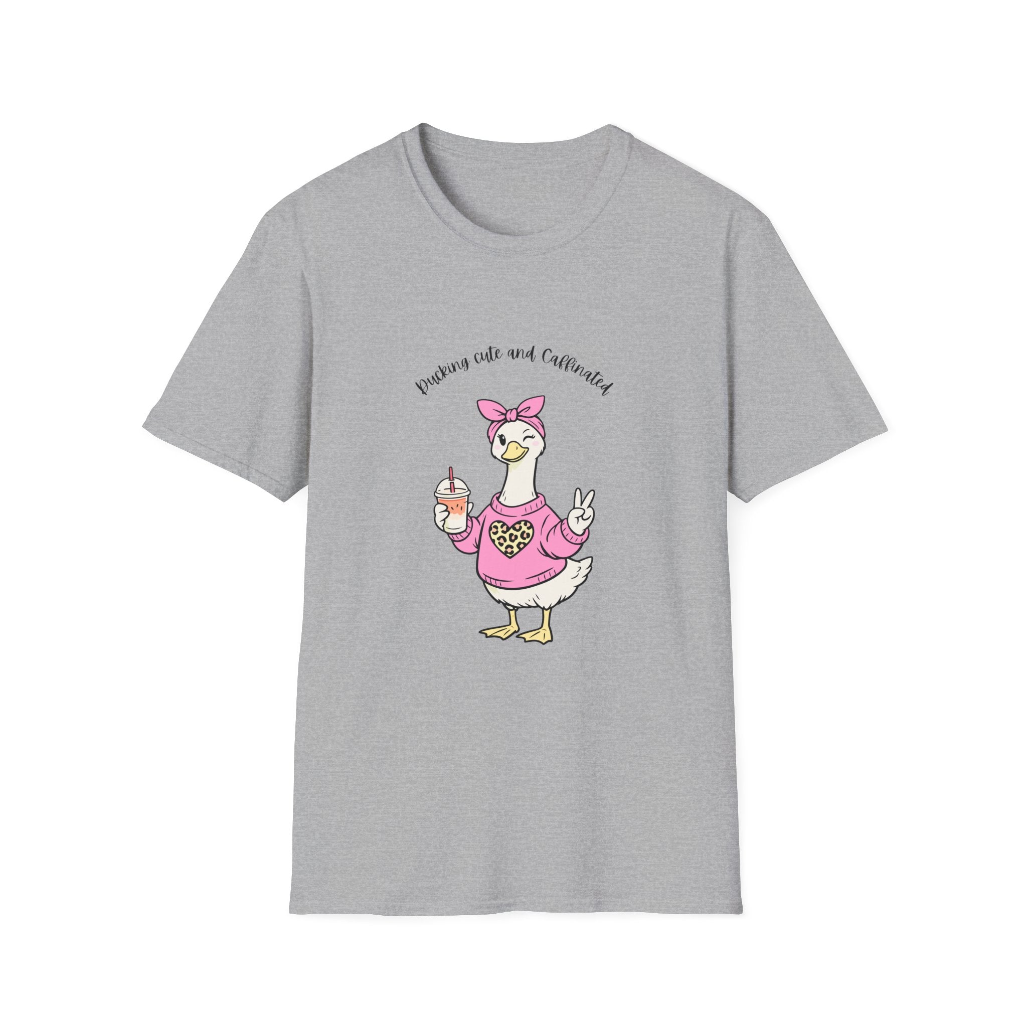 Cute Goose Graphic T-Shirt — "Ducking Cute and Celebrated" Casual Tee
