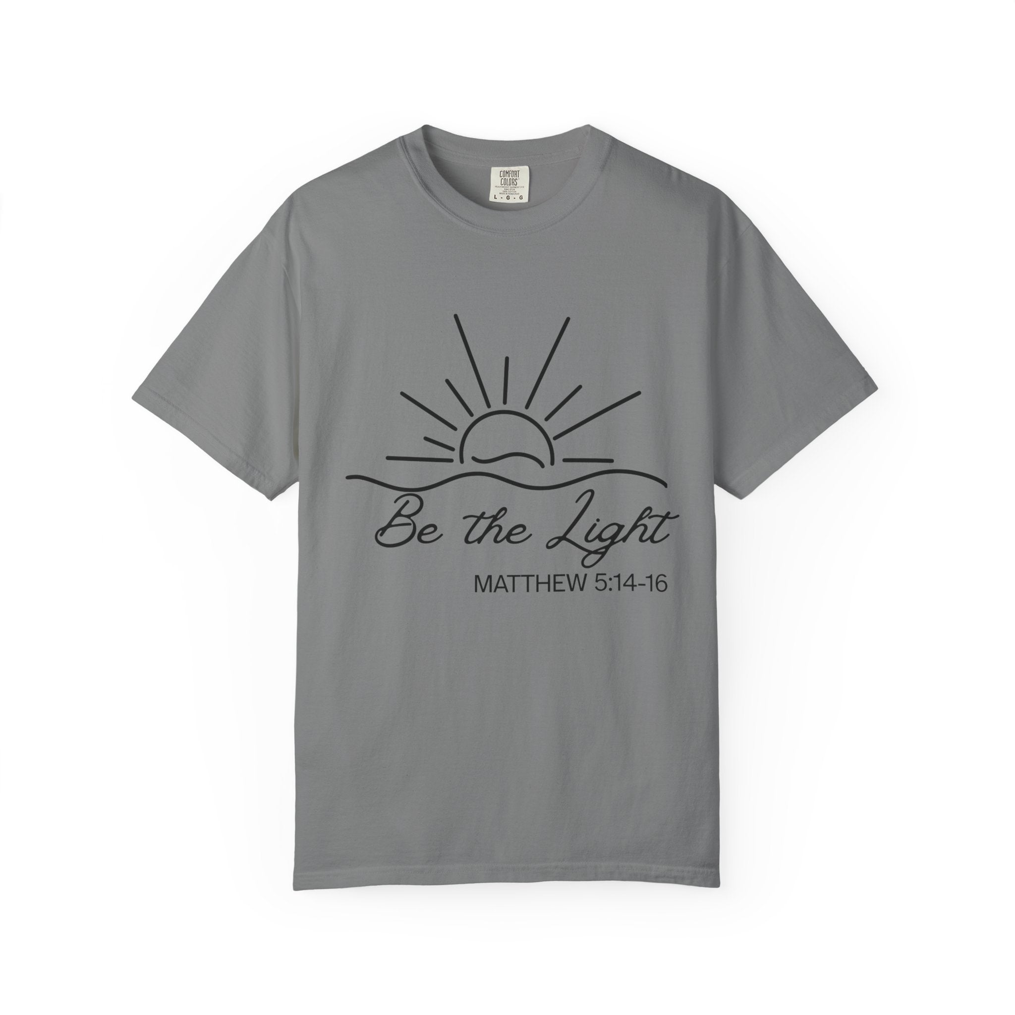 Be the Light T‑Shirt — Matthew 5:14‑16 Graphic Tee
