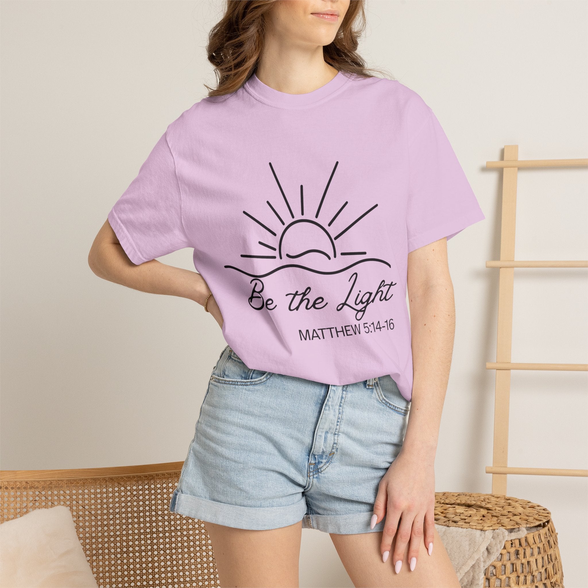 Be the Light T‑Shirt — Matthew 5:14‑16 Graphic Tee