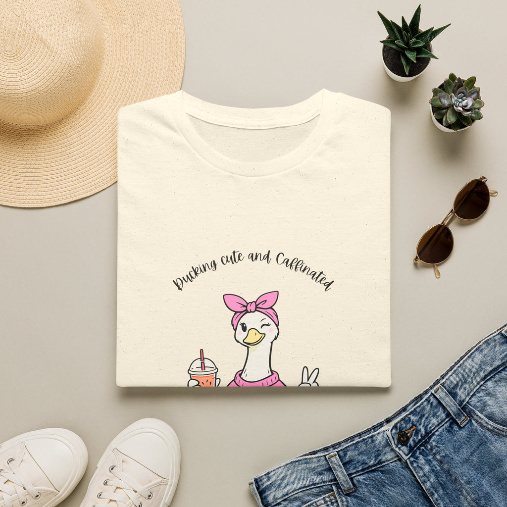 Cute Goose Graphic T-Shirt — "Ducking Cute and Celebrated" Casual Tee