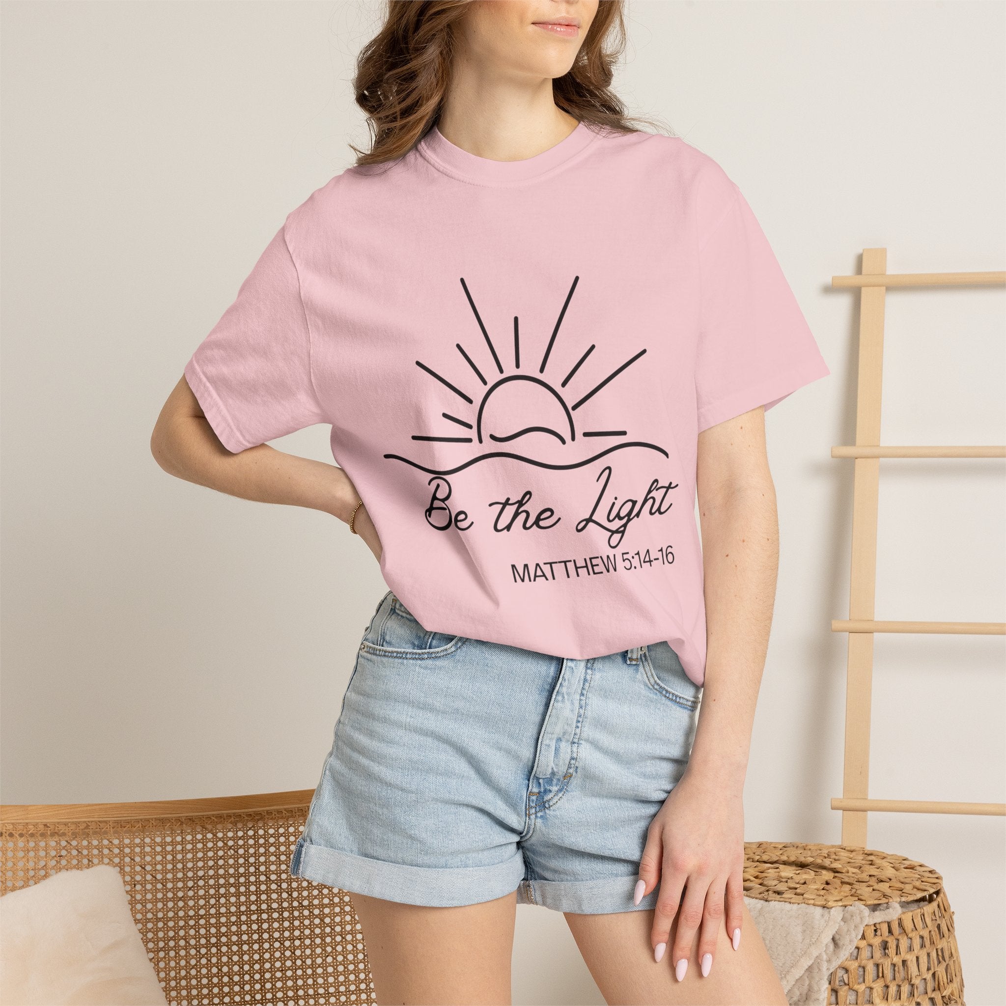 Be the Light T‑Shirt — Matthew 5:14‑16 Graphic Tee