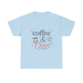 Coffee & Chaos Tee — Cute Coffee Lover Graphic T-Shirt